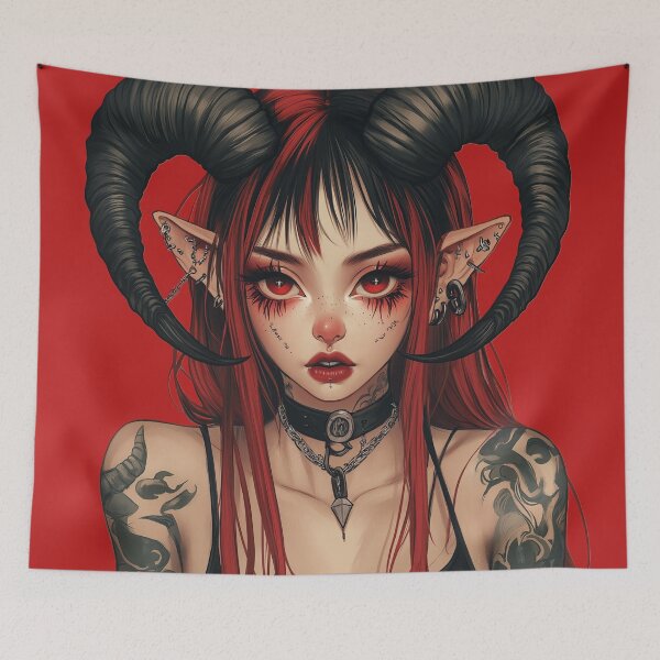 Item preview, Little Demon Girl designed and sold by CursedbyLilith.