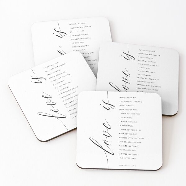 Item preview, 1 Corinthians 13 ESV designed and sold by KAMdesignhaus.