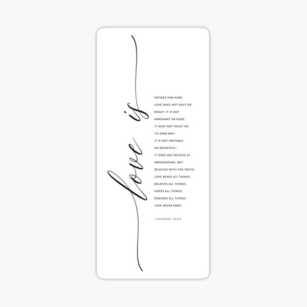 Item preview, 1 Corinthians 13 ESV designed and sold by KAMdesignhaus.