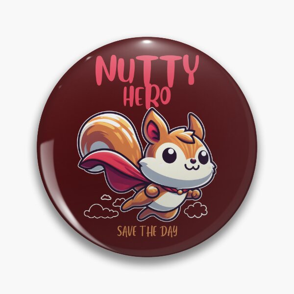 Item preview, Nutty Hero - Save The Day designed and sold by The magic  Yellow bus.