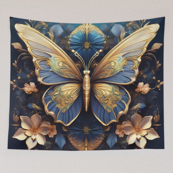 Item preview, Sapphire Seraph the butterfly's wings designed and sold by DreamDigi2024RB.