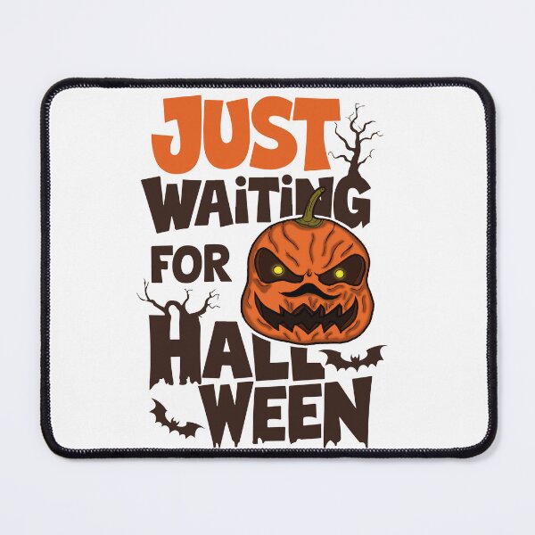 Item preview, Just Waiting For Halloween scary Pumpkin Face Jack-o'-Lantern designed and sold by Kopiopang studio.
