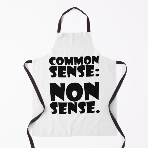 Item preview, COMMON SENSE : NONSENSE. BLACK DESIGN designed and sold by Rejiboustarts.