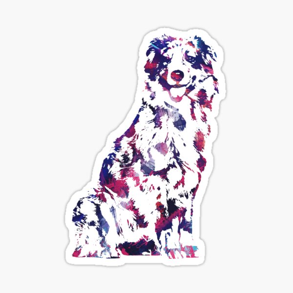 Item preview, Australian Shepherd  Aussie  designed and sold by k9printart.