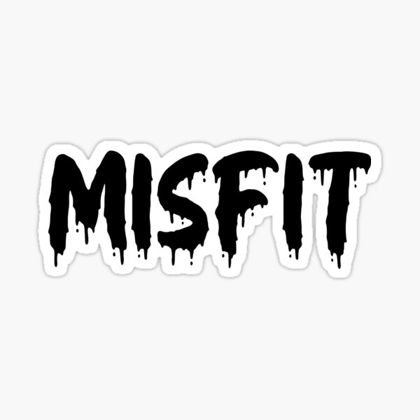 Item preview, BLACK ON WHITE MISFIT BLOOD DRIP designed and sold by RomeArtCo.