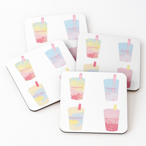 Item preview, Happy Chemicals Drinks - Dopamine, Oxytocin, Endorphins, Serotonin designed and sold by Bo-Yin.
