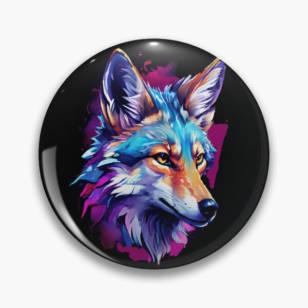 Item preview, Vibrant Jackal Wild Dog designed and sold by BirdsnStuff.