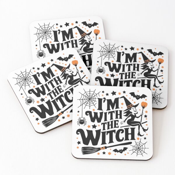 Item preview, I'm with the witch t shirt, Halloween T-Shirt, Funny Shirt Gift For Wife designed and sold by cookigraphic.