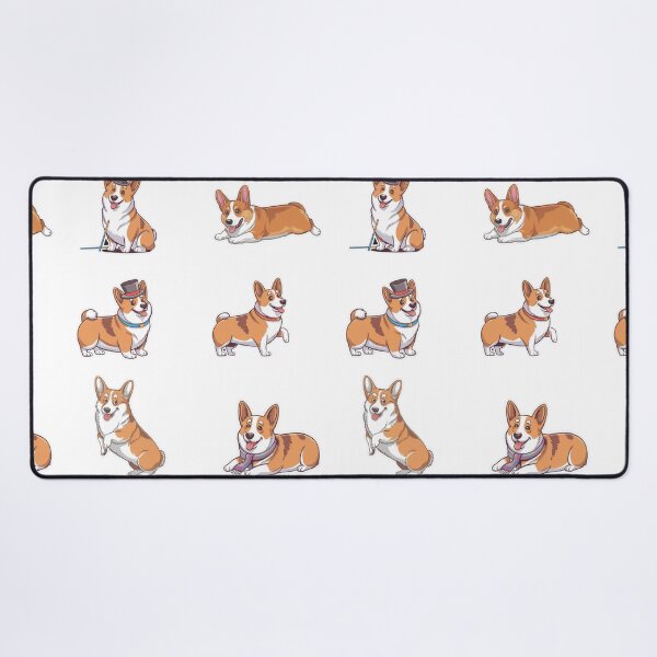 Item preview, Corgi set designed and sold by Playful Strokes pom@pom.
