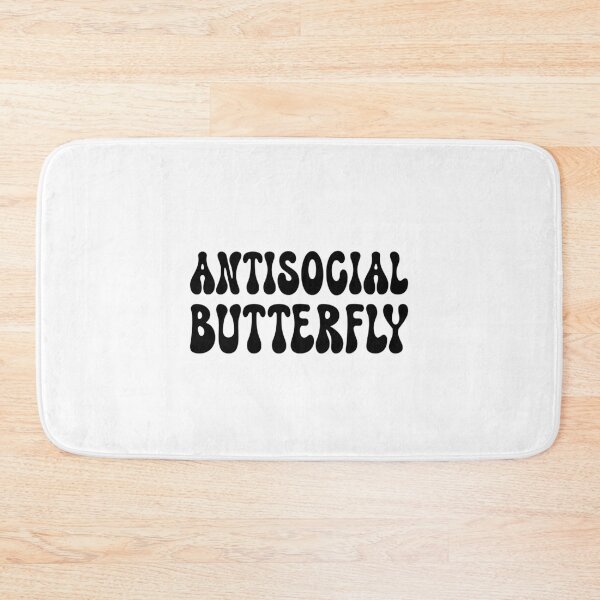Item preview, ANTISOCIAL BUTTERFLY. BLACK DESIGN designed and sold by Rejiboustarts.