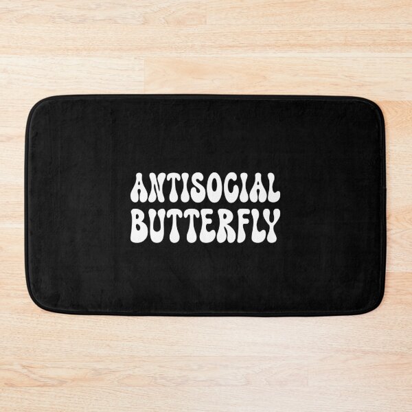 Item preview, ANTISOCIAL BUTTERFLY. WHITE DESIGN designed and sold by Rejiboustarts.