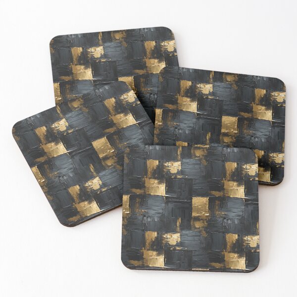 Item preview, Deep black, golden shine designed and sold by kusamono-art.