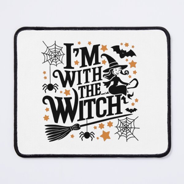 Item preview,  I'm With The Witch Funny Halloween T-Shirt, Halloween Shirt, Spooky Season,  designed and sold by cookigraphic.