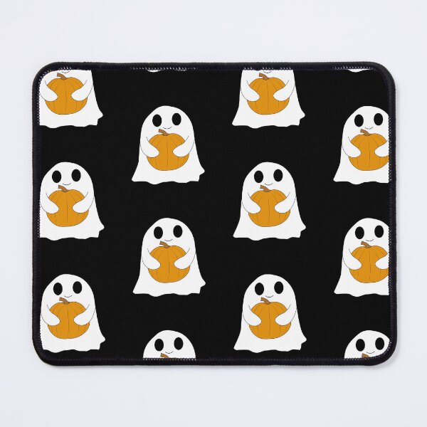 Item preview, Cute Ghost Holding Pumpkin Halloween Design designed and sold by Midnight Sky Sundry.