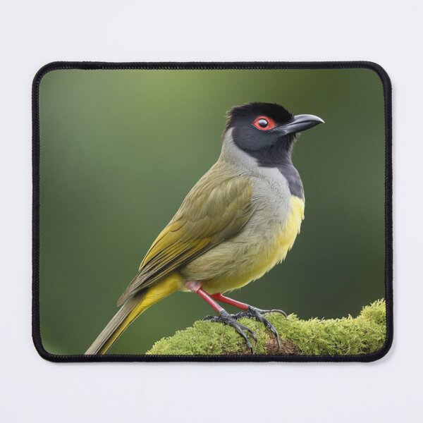 Item preview, Black Capped Bulbul on a Branch designed and sold by laguitan10.