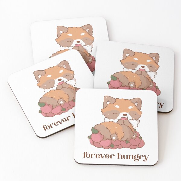 Item preview, hungry red panda  designed and sold by mind over morgan .