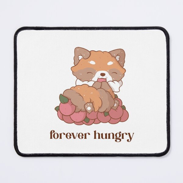 Item preview, hungry red panda  designed and sold by mind over morgan .
