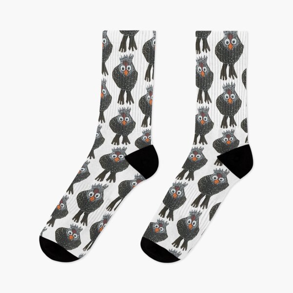 Item preview, Black and white traveling chicken  designed and sold by Lauracolleen3.