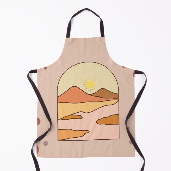 Item preview, Boho Sunset Desert - Minimalist Warm Tones Landscape Art designed and sold by Dshoppin.