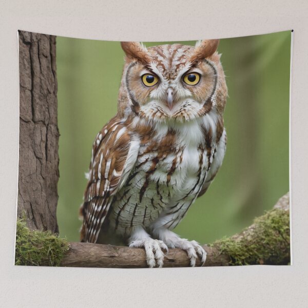 Item preview, Eastern Screech Owl on a Branch designed and sold by laguitan10.