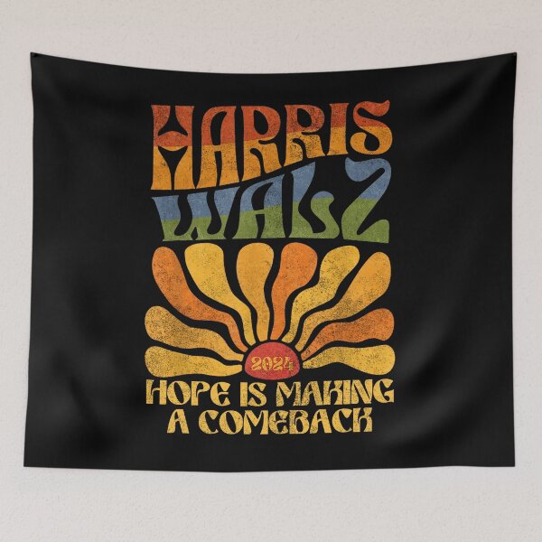 Item preview, HOPE IS MAKING A COMEBACK Harris Walz 2024  designed and sold by abderrahmane03.