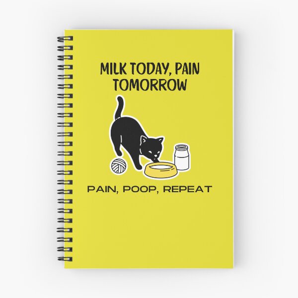 Item preview, Milk Today, Pain Tomorrow. #catindoor #catcare #housecat #catsafety #catowners designed and sold by Anna Halasek.