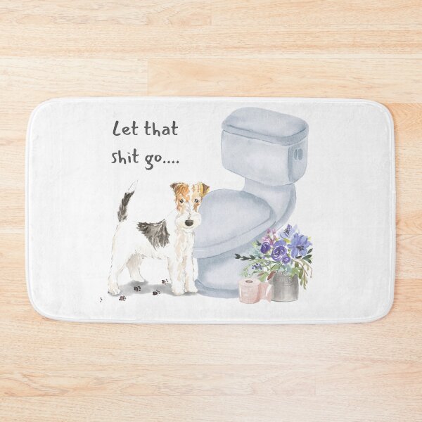 Item preview, Fox Terrier on Toilet Art  designed and sold by beastieboutique.