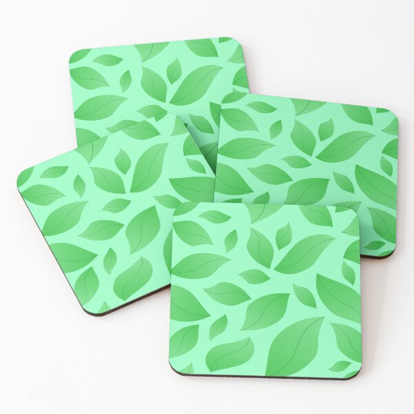 Item preview, Green Leaves with a Green Background designed and sold by OnTheUpswing.