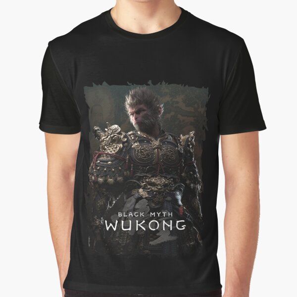 Item preview, BLACK MYTH WUKONG shirt, Wukong shirt, Wukong Black Myth Shirt, Gamer Shirt designed and sold by BoldPrintsShop.