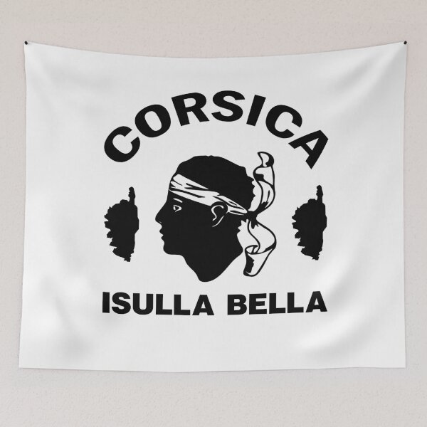 Item preview, Corsica Ile De Beaute Corsica Map Isula Bella Corse France France Corsica  designed and sold by Trenddesigns24.