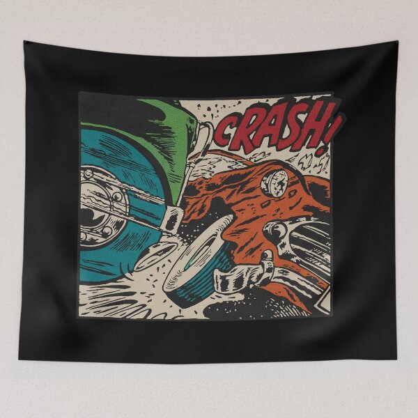Item preview, Cronenberg Crash movie vintage inspiration colour designed and sold by LapinMagnetik.