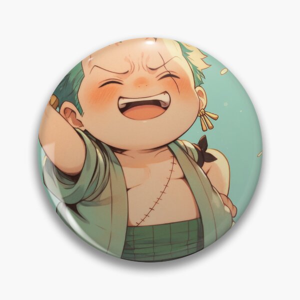 Item preview, funny fat zoro one piece chibi sd designed and sold by The-Diamond-Art.