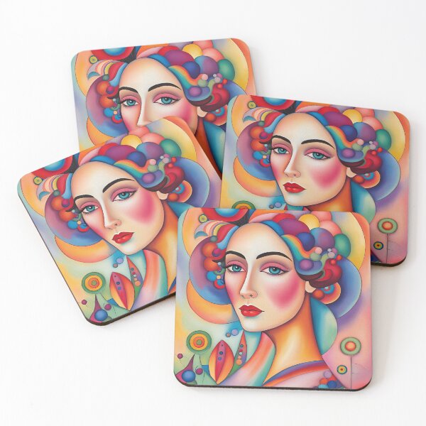 Item preview, Woman with rosy cheeks designed and sold by mylittlewindow.