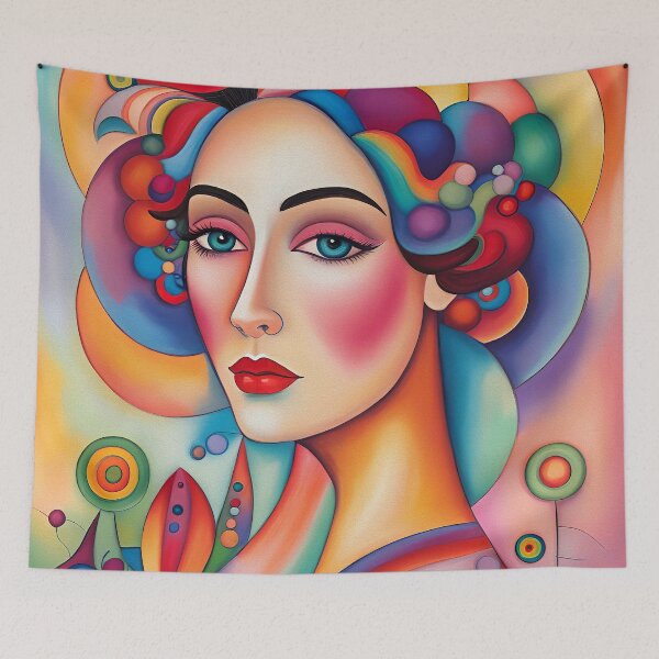 Item preview, Woman with rosy cheeks designed and sold by mylittlewindow.