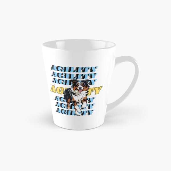 Item preview, Agility Run: Blue merle Australian Shepherd in Motion designed and sold by GoodyPaws.