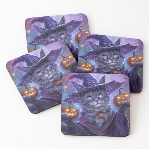 Item preview, Halloween Wizard Kitty  designed and sold by OneFineGem.