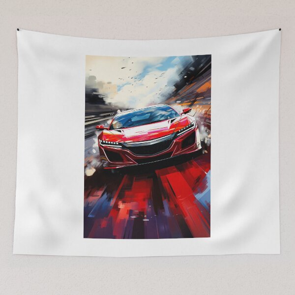 Item preview, Watercolor Japanese Supercar Dominating Streets designed and sold by RevUpDesign.