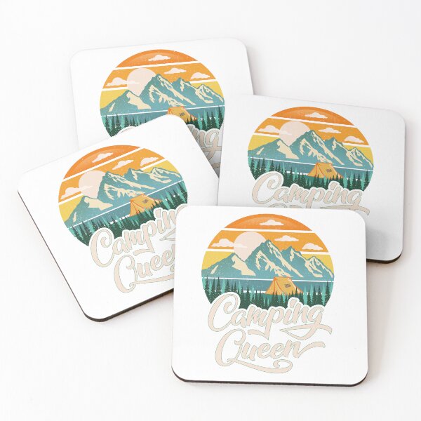 Item preview, Camping Queen Mountains Adventure Outdoor Nature Hiking Girls Women designed and sold by Sandra Brezina.