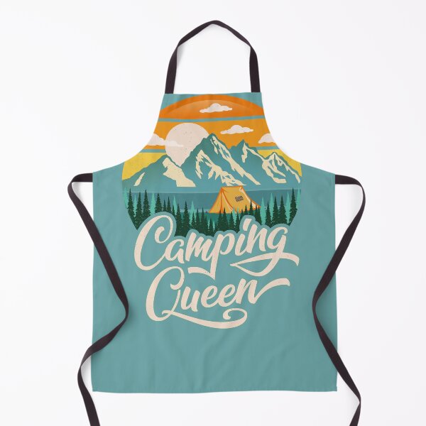 Item preview, Camping Queen Mountains Adventure Outdoor Nature Hiking Girls Women designed and sold by Sandra Brezina.