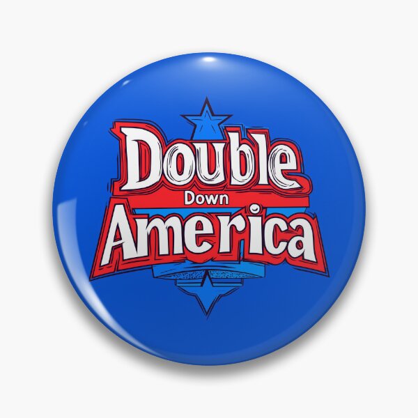 Item preview, Blue Double Down America Graphic Design designed and sold by Artbyminga.
