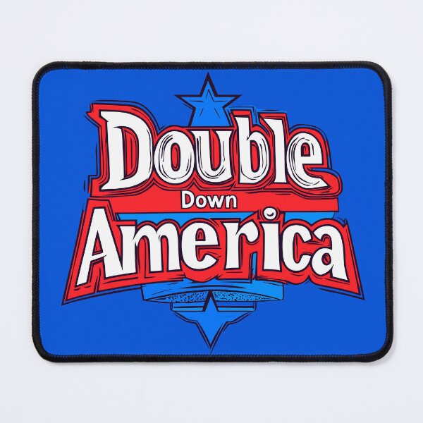 Item preview, Blue Double Down America Graphic Design designed and sold by Artbyminga.