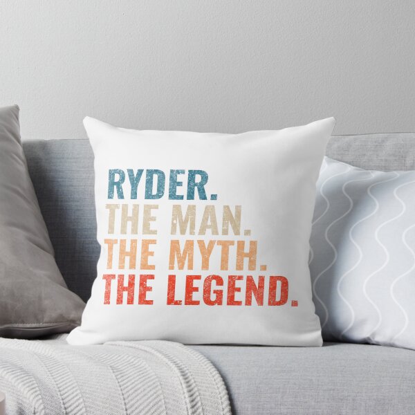 Item preview, Ryder The Man The Myth The Legend Ryder Name Retro 70s distress designed and sold by Teelogic.