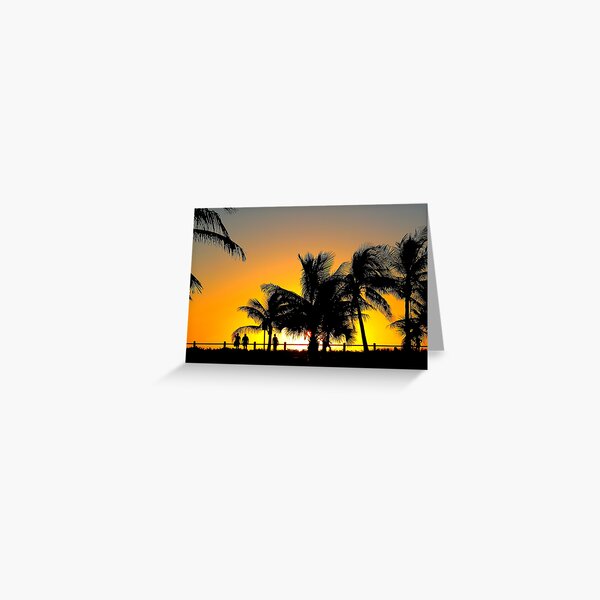 Mango Sunset Greeting Card