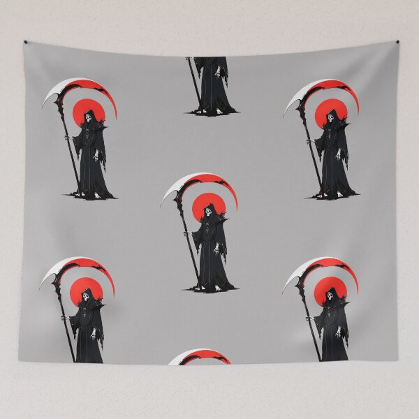 Item preview, Creepy Grim Reaper Anime Style designed and sold by PlanetMarker.