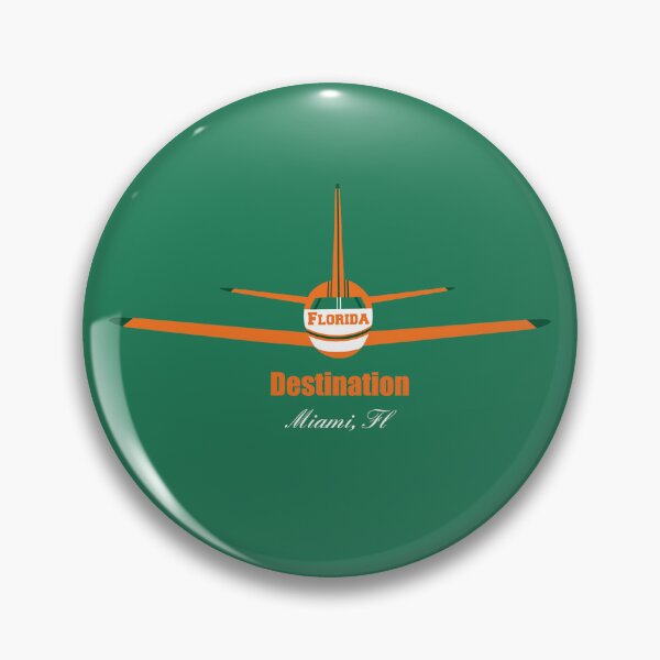Item preview, Destination Miami Florida FL Airplane Airport Logo  designed and sold by Lartheviking.