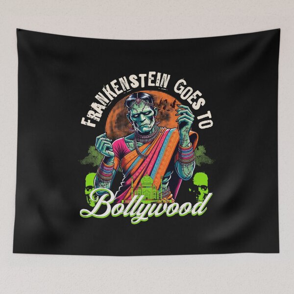 Item preview, Frankie  goes to Bollywood, Frankenstein Halloween Horror designed and sold by Shelmodine79.