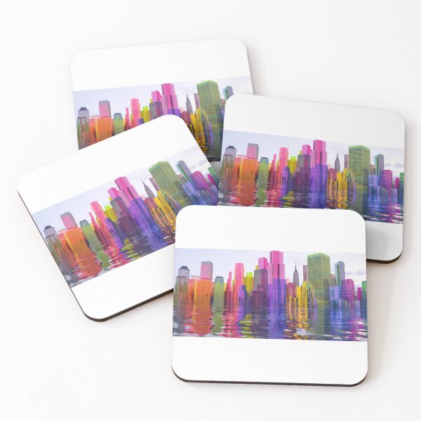 Item preview, city light full rainbiw color artistic designed and sold by The-Diamond-Art.
