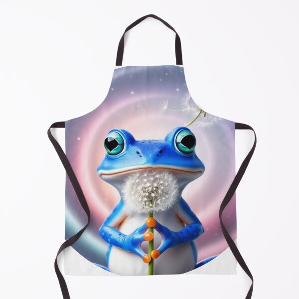 Item preview, Froggie making a wish on a dandelion designed and sold by LeeLeeV.