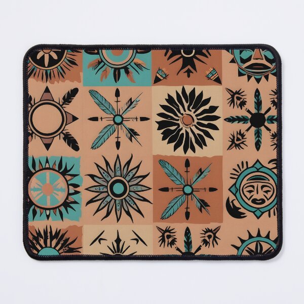 Item preview, Feathers totems and Sun motifs Patterns designed and sold by iPreet-fx.