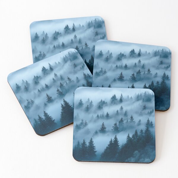 Item preview, Fog in Forest, Nature Wall Art designed and sold by NicolasGlowArt.